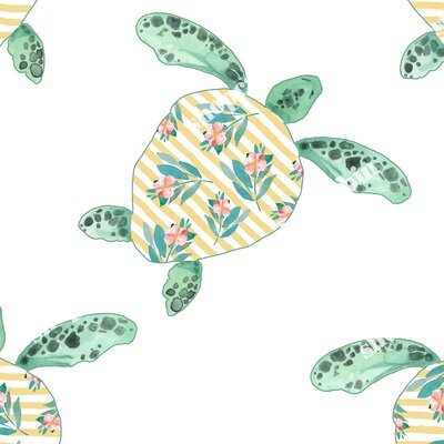 Floral Sea Turtle With Green Trim.jpg