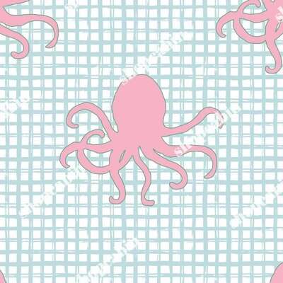 Pink Octopus Aqua Squares.jpg
