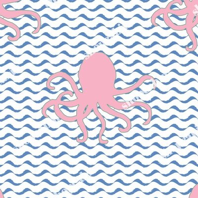 Pink Octopus Blue Waves.jpg