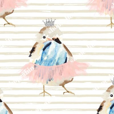 Birdie Ballerina Girl Ivory Stripes.jpg