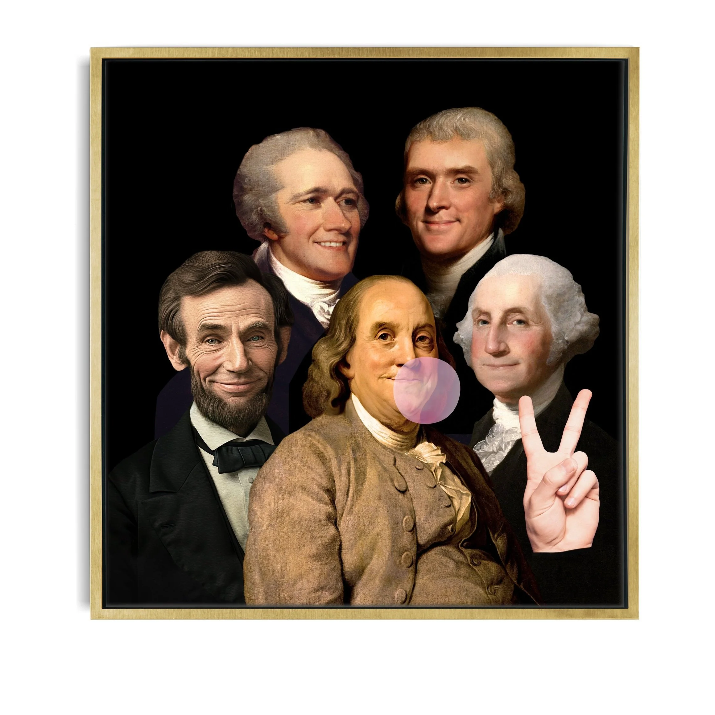 Embrace America's Roots in Style: Our 'Fab Five Print - America's OGs' Poster!