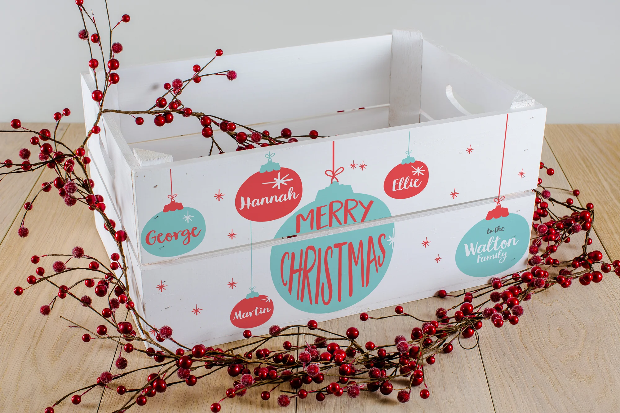 Christmas Crate design