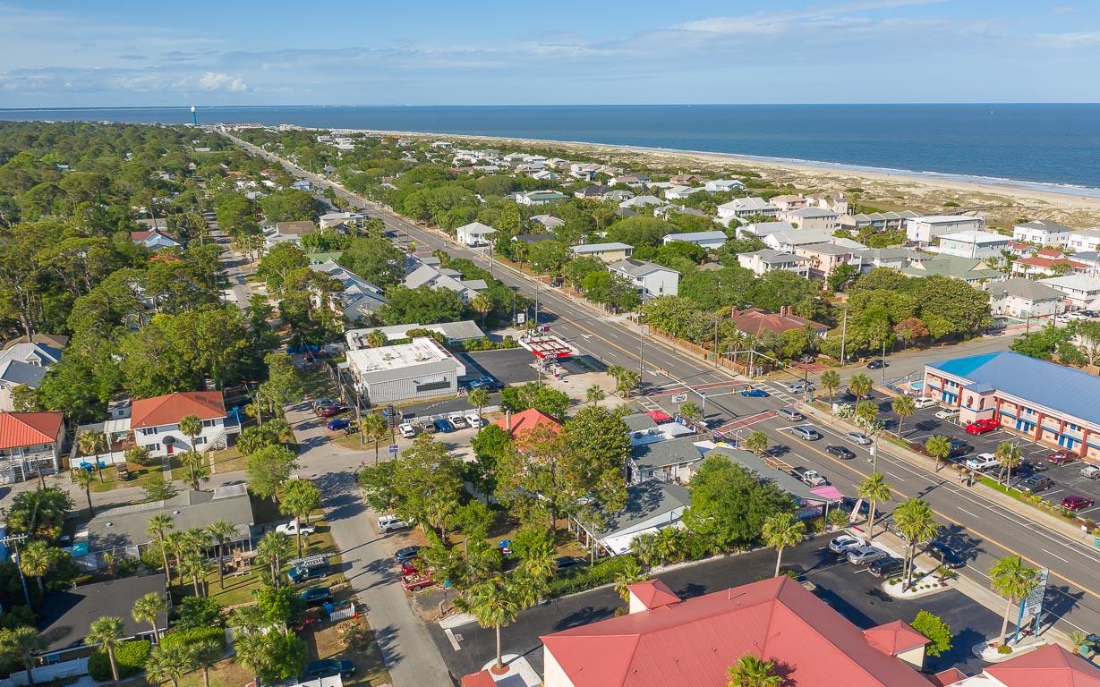 Aerial View of Tybee Island