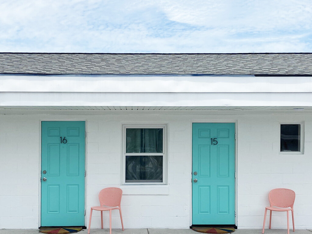 Colorful Doors at Royal Palms Tybee