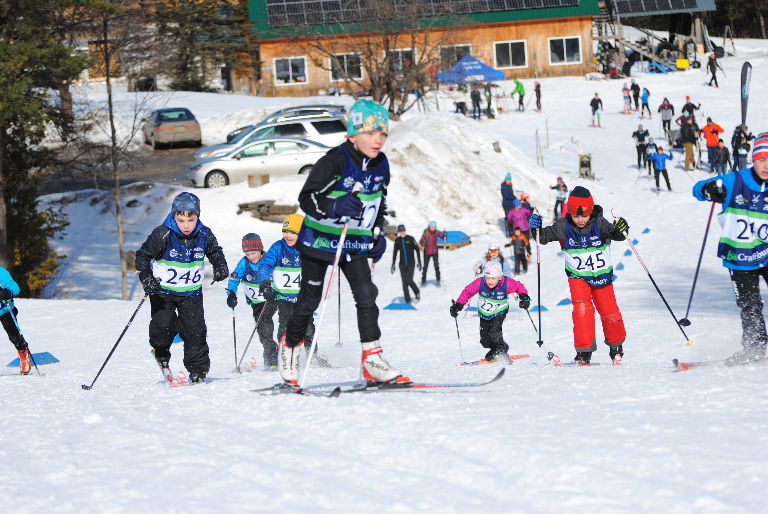 James Kehler leads the 1/2 race (DP).