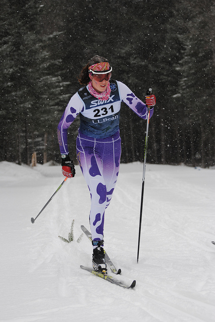 Marika Massey-Bierman, former CNSC skier who now skis for Williams