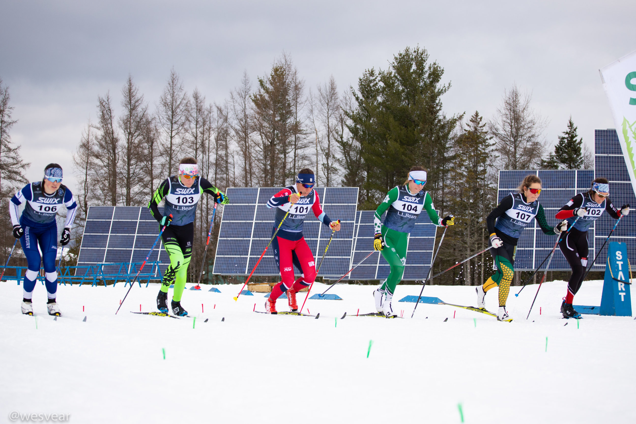 Women's A-Final start