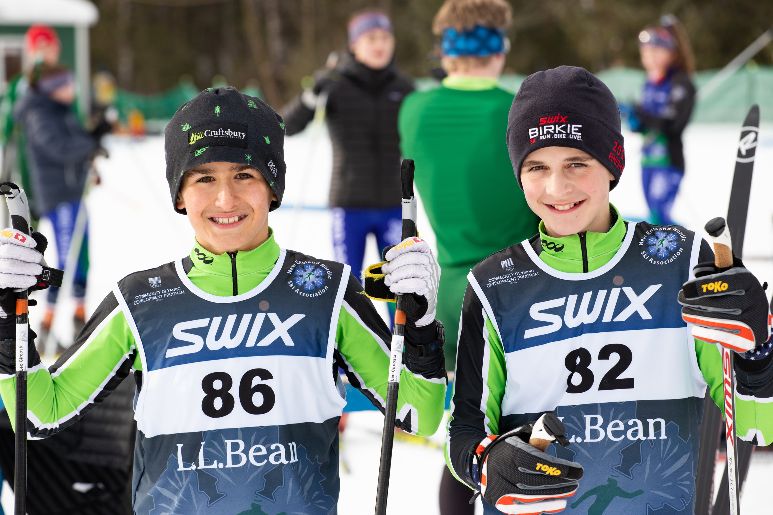 Leo Circostanze and Charlie Krebs looking fast