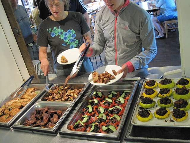 Refueling was handled by the Dining Hall. They really outdid themselves this weekend!