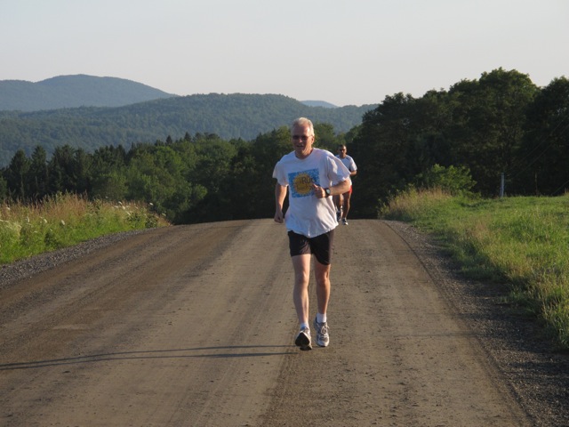 Fred Dedrick conquers the Creek Road hill.