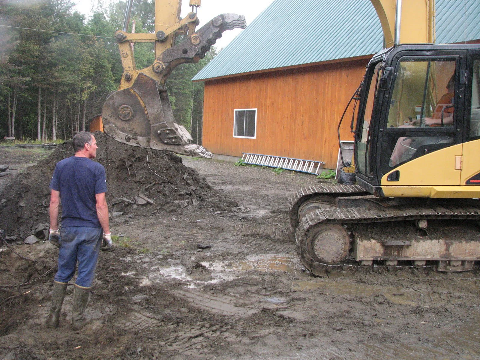 Fire up the excavator.