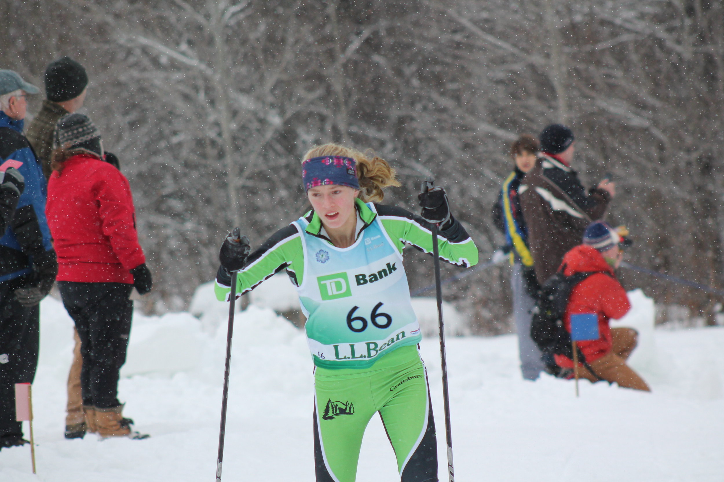 U18 JN's qualifier Orli Schwartz racing in Hanover