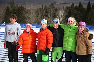 Team Craftsbury, including the sidelined Finn Sweet (get well soon!)