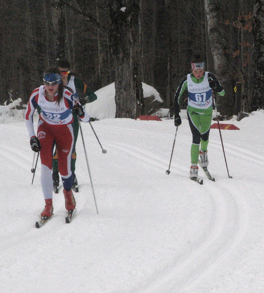 Avery going for it in the girls U16 heats.