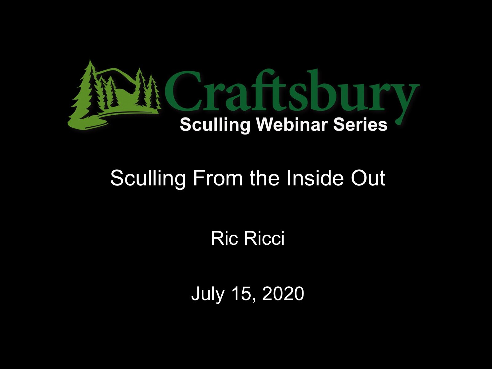 Video and Supplemental Materials from Ric Ricci's "Sculling From the Inside Out" Webinar