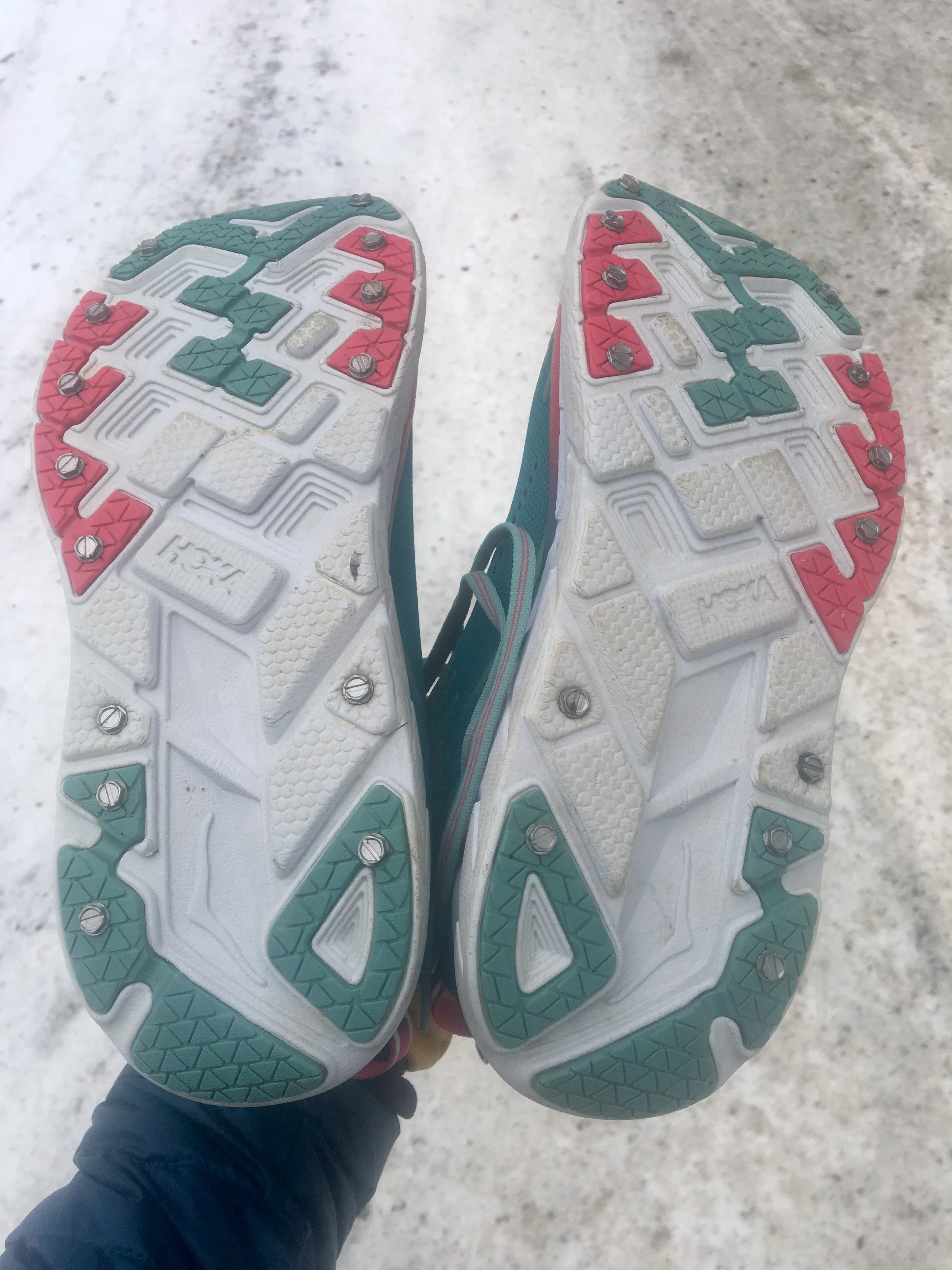 winter running traction