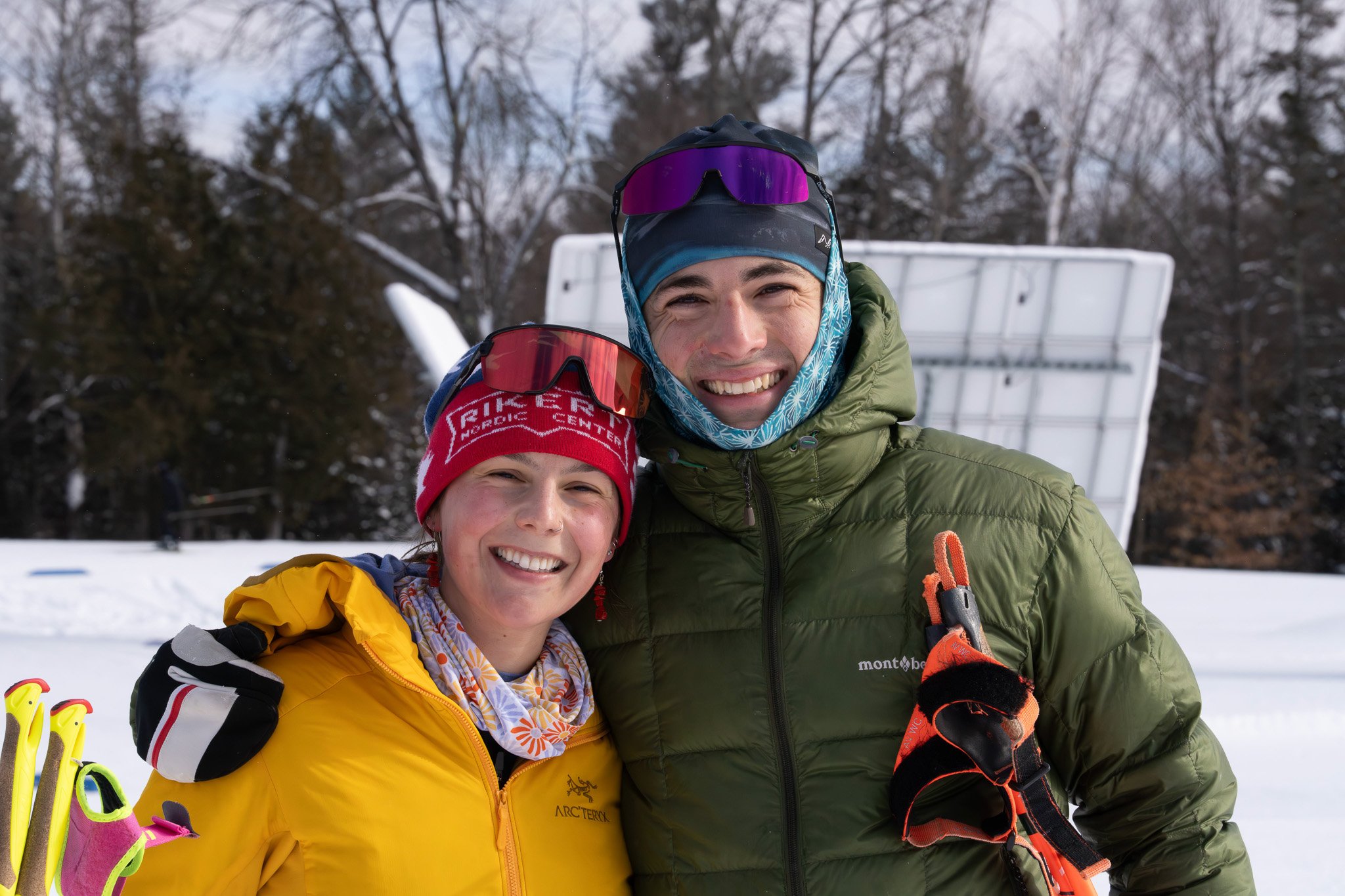 Lots of smiles even in the cold.