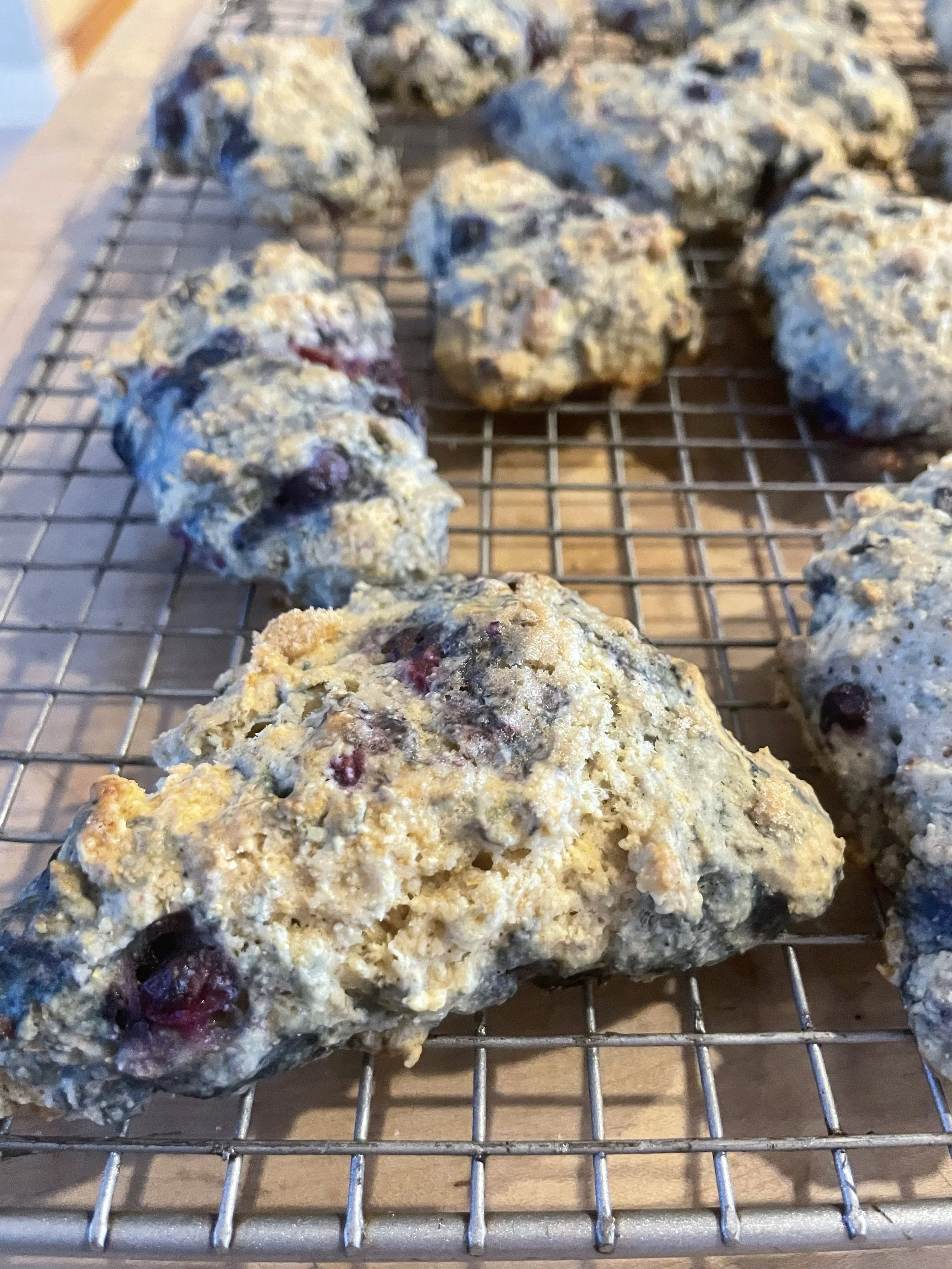 Recipe of the month: Brown Sugar Berry Polenta Scones
