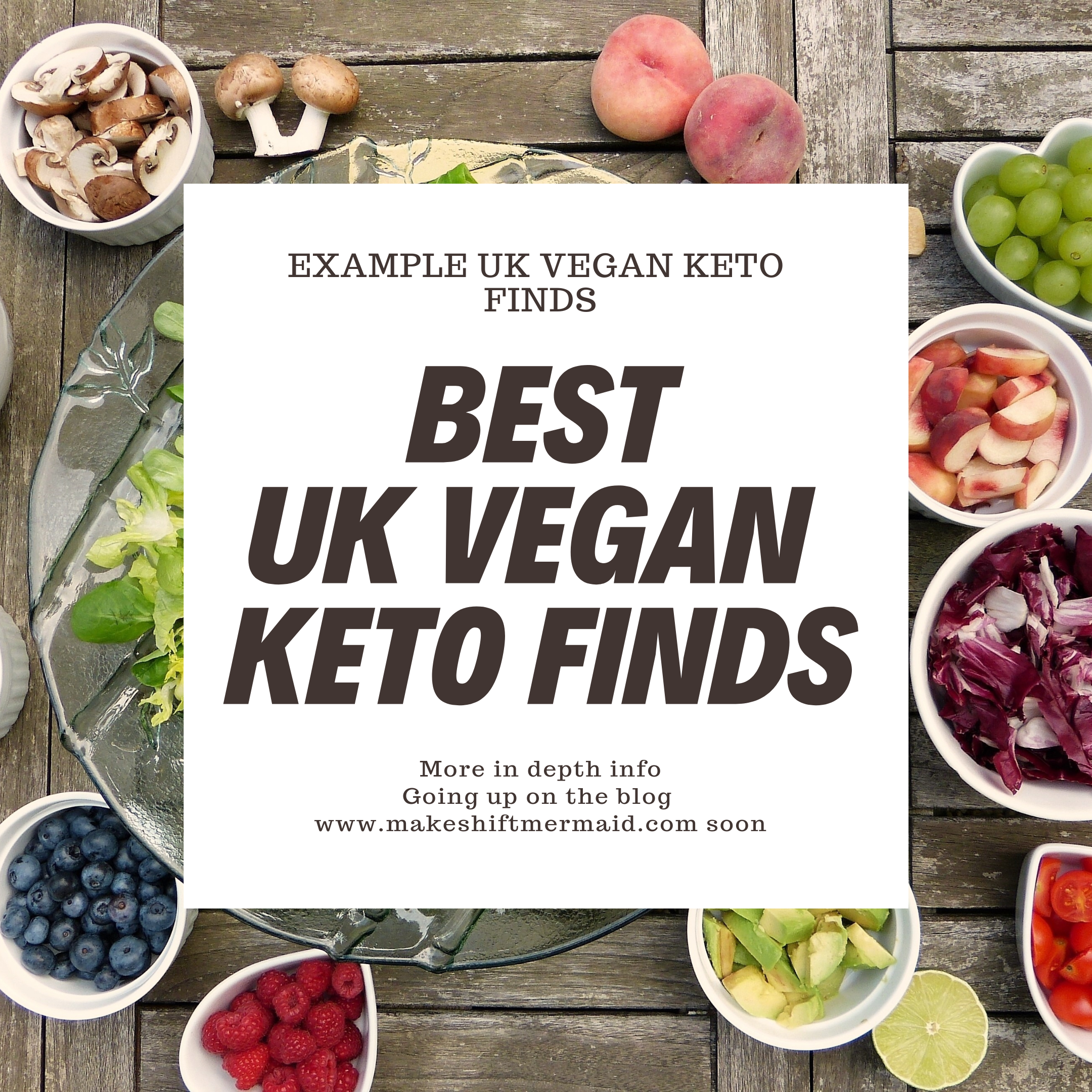 Vegan Keto UK supermarket finds