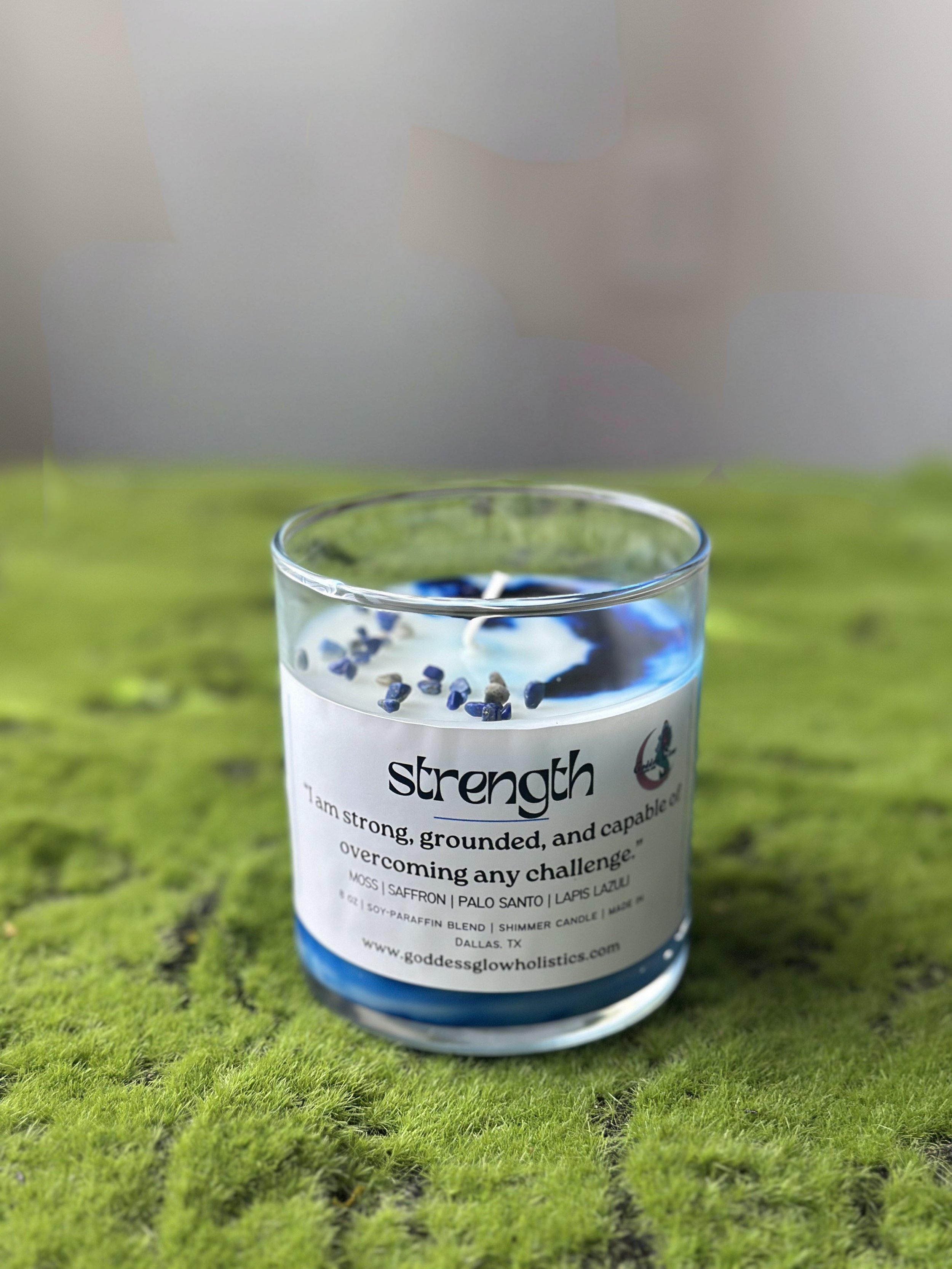 strength | affirmation candle