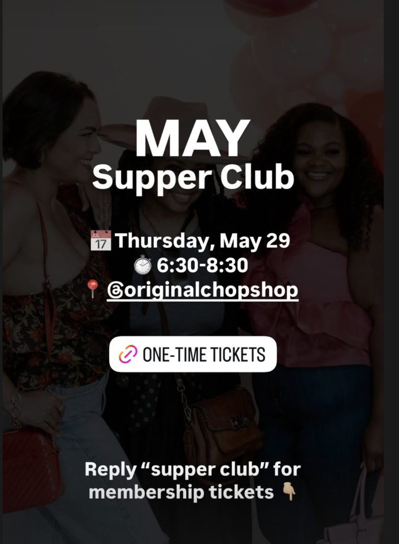 Supper Club: May- Protein &amp; Yap!
