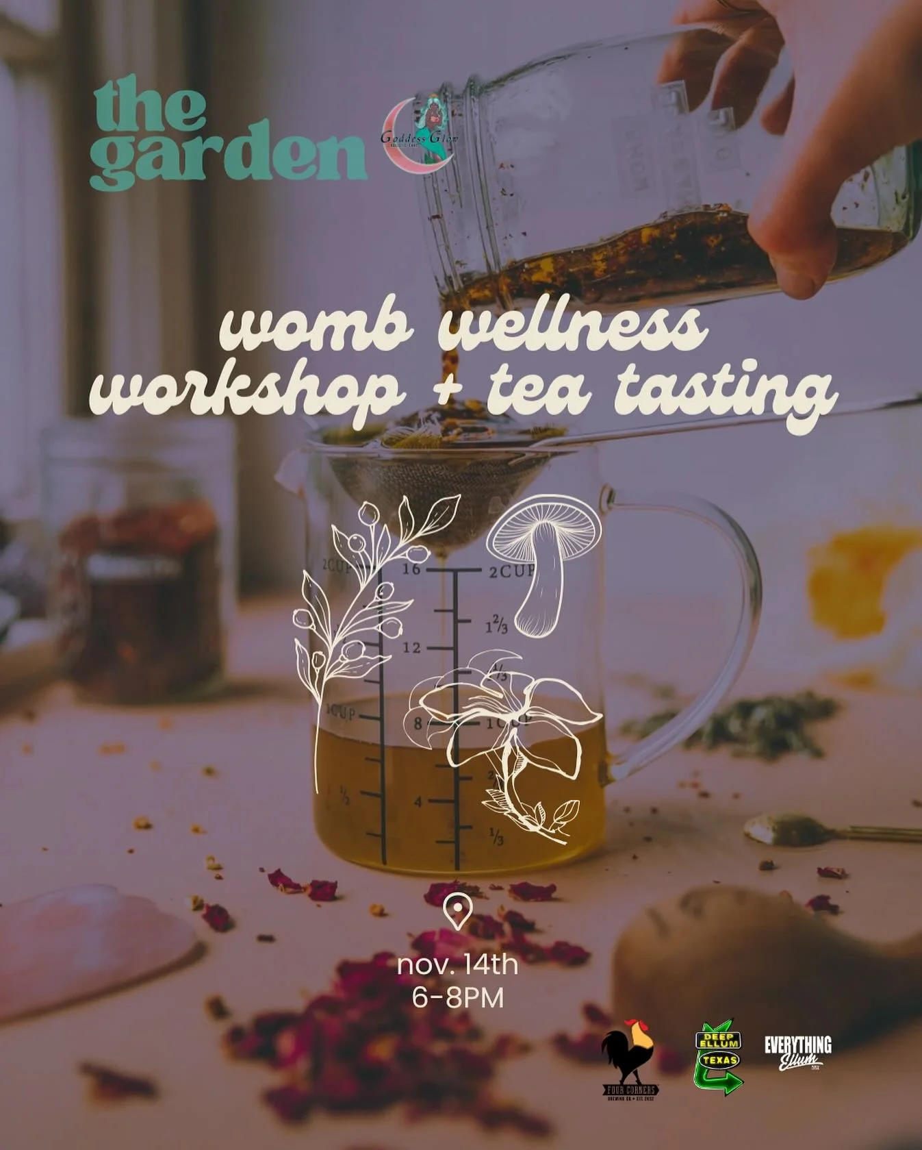 Your Autumn Reset 🧡🍁🍂

Join us for an intimate evening dedicated to honoring and nurturing the womb. During this hands-on workshop, we&rsquo;ll explore a variety of herbs that support reproductive health, balance hormones, and promote emotional an