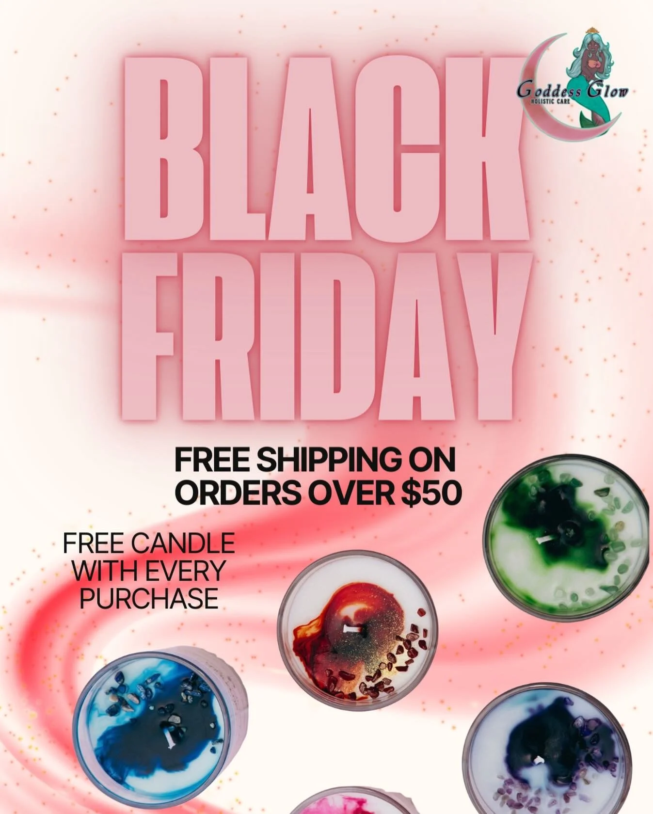 I miss shopping til 3 AM and watching yall fight over flat screens &amp; toaster ovens 🥹

Well anyways - All weekend long, we&rsquo;re blessing your cart with FREE SHIPPING on orders over $50 AND a FREE CANDLE with every purchase 🔥 Spread the love 