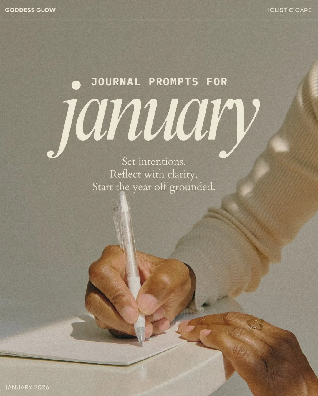I hope your year has been slow and full of rest so far 🫶🏾✨ These journal prompts are here to help you checkin in with yourself, release what no longer serves you, and move into the new year with clarity and purpose. 

Save this for your next quiet 