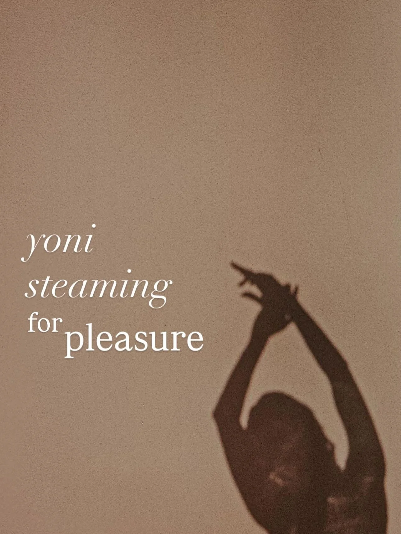 Yoni steaming isn&rsquo;t only about healing&mdash;it&rsquo;s also about pleasure ✨

When done intentionally, yoni steaming can support relaxation, increased pelvic awareness, and a deeper connection to your body. The warmth encourages blood flow, so