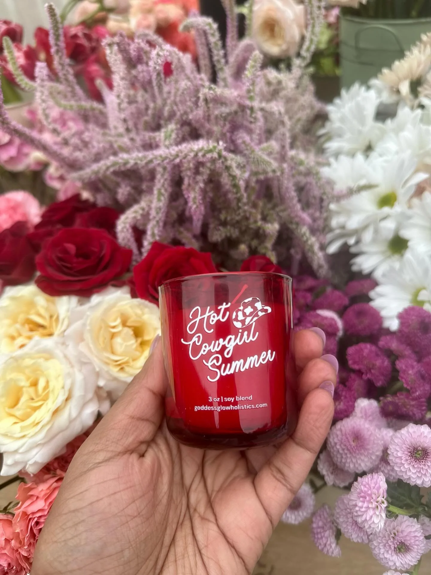 HEATING UP 🔥🔥🔥 Introducing, Hot Cowgirl Summer 🤠❤️&zwj;🔥

Sweet, juicy, and a little bit bold. This candle is giving strawberry guava, sunshine, and main character energy all summer long. It&rsquo;s the vibe of late nights, loud laughs, and havi