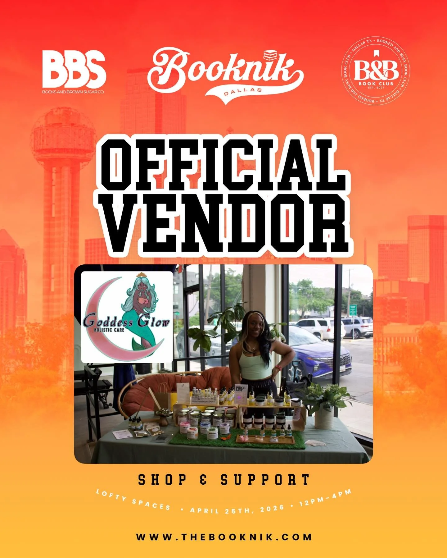 Your neighborhood book party is back! 😁✨

Meet us here April 25th for a day of community, culture, and conversation 🫶🏾

They saying today's the last day for $10 GA tickets before prices go up, yall better cmon!

#dallasevents #thingstodoindallas #