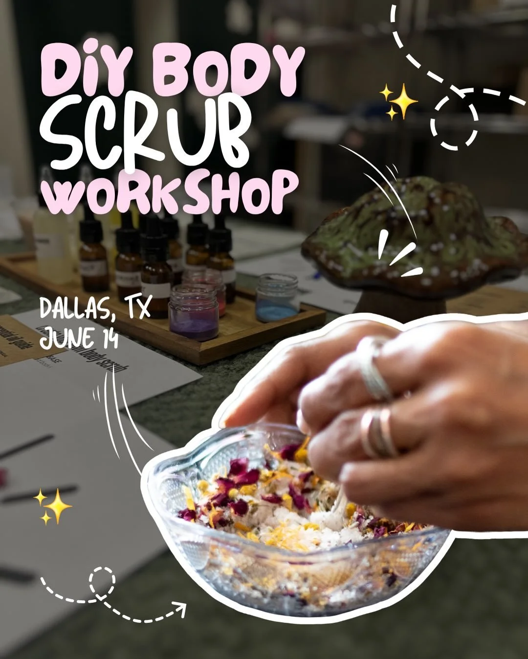Join us this Sunday for an afternoon of creativity, connection, and intentional self-care. We&rsquo;ll be making luxurious body scrubs, sharing good vibes, and creating space to reset for the season ahead 🌸

Whether you&rsquo;re coming solo or bring
