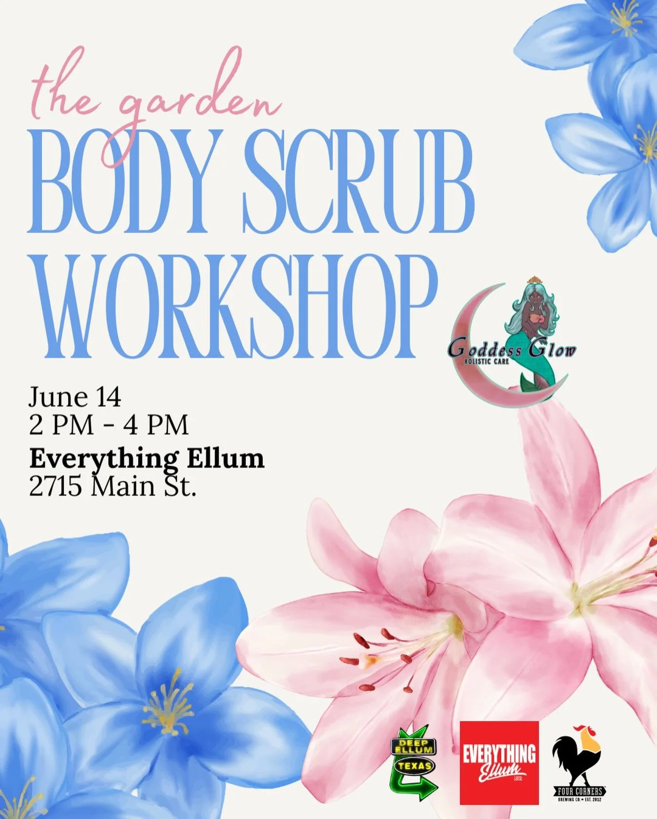 Join us this Sunday for an afternoon of creativity, connection, and intentional self-care. We&rsquo;ll be making luxurious body scrubs, sharing good vibes, and creating space to reset for the season ahead ☀️

☀️create your own custom body scrub to ta