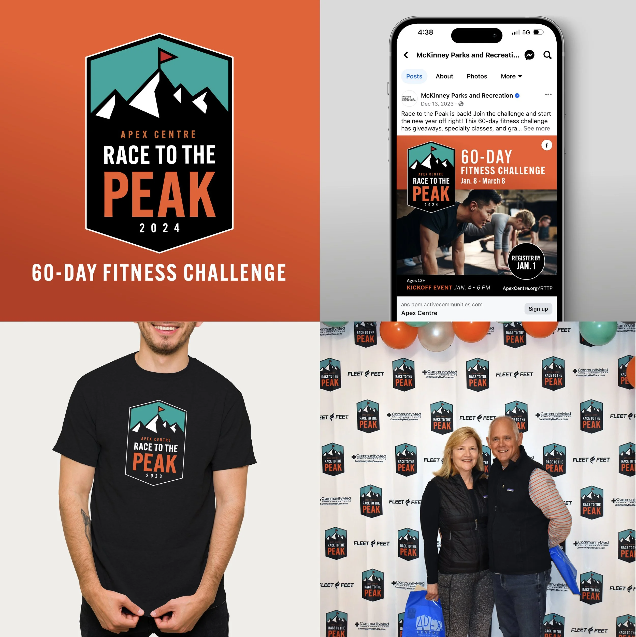 Race to the Peak logo and branding