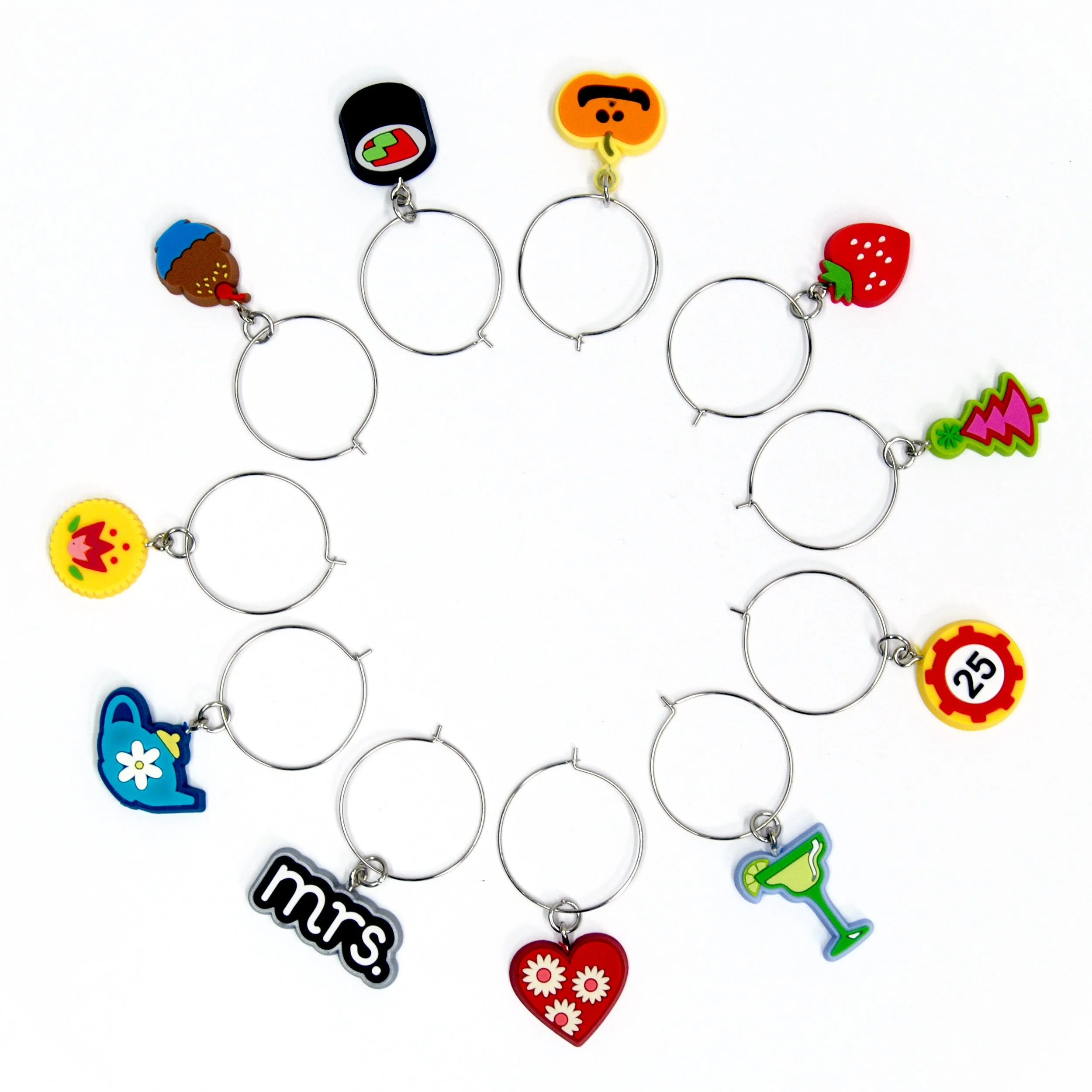 3D Wine Charms