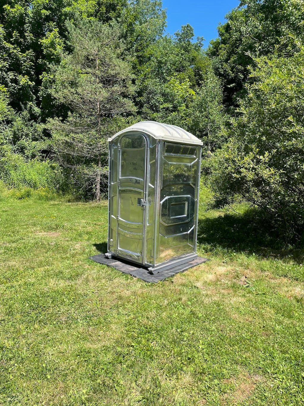 Patrick Killoran, Glass Outhouse, 2002 