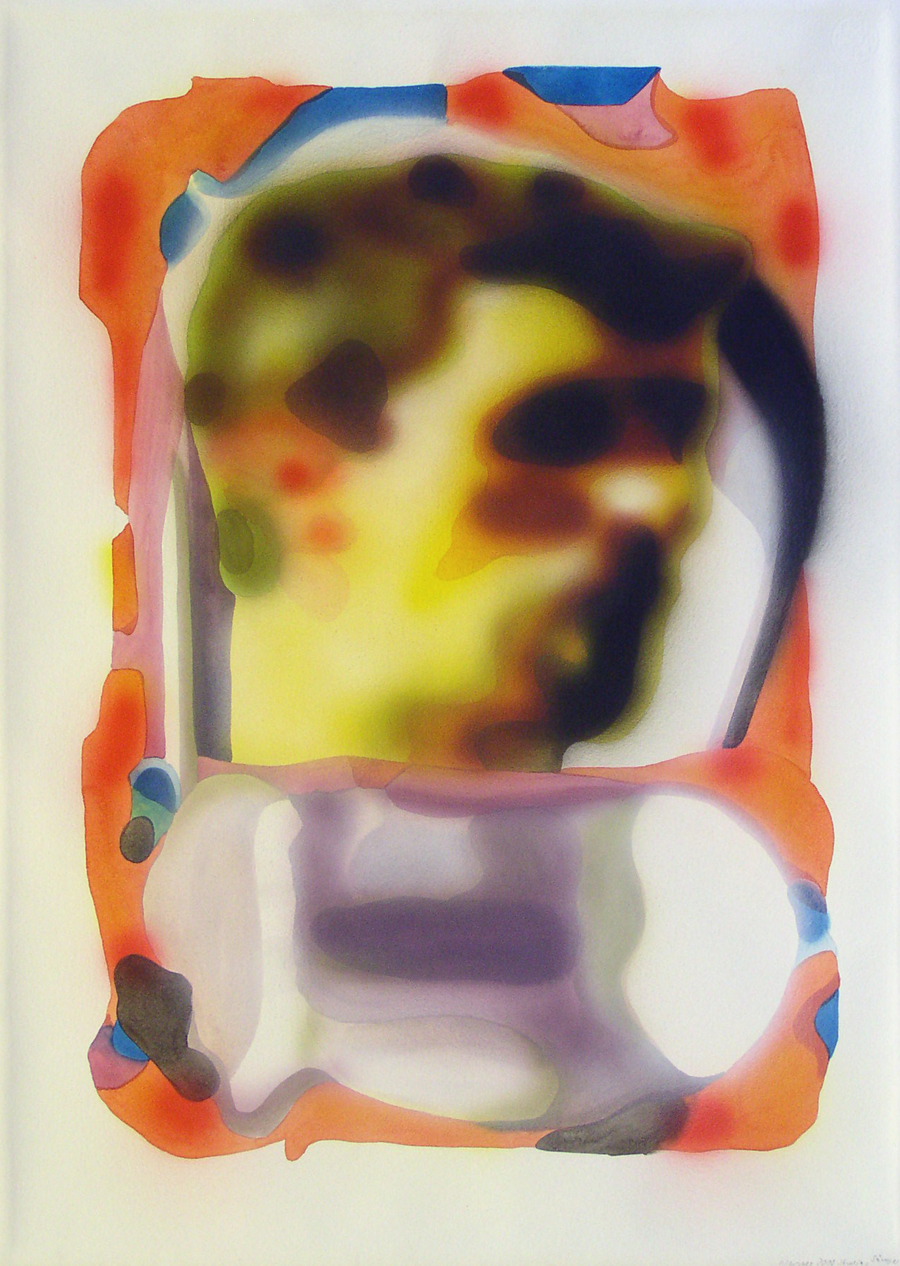  Sequel “Sänger”, 2005, Aquarell und Acryl auf Bütten, 78 x 56,5 cm 
