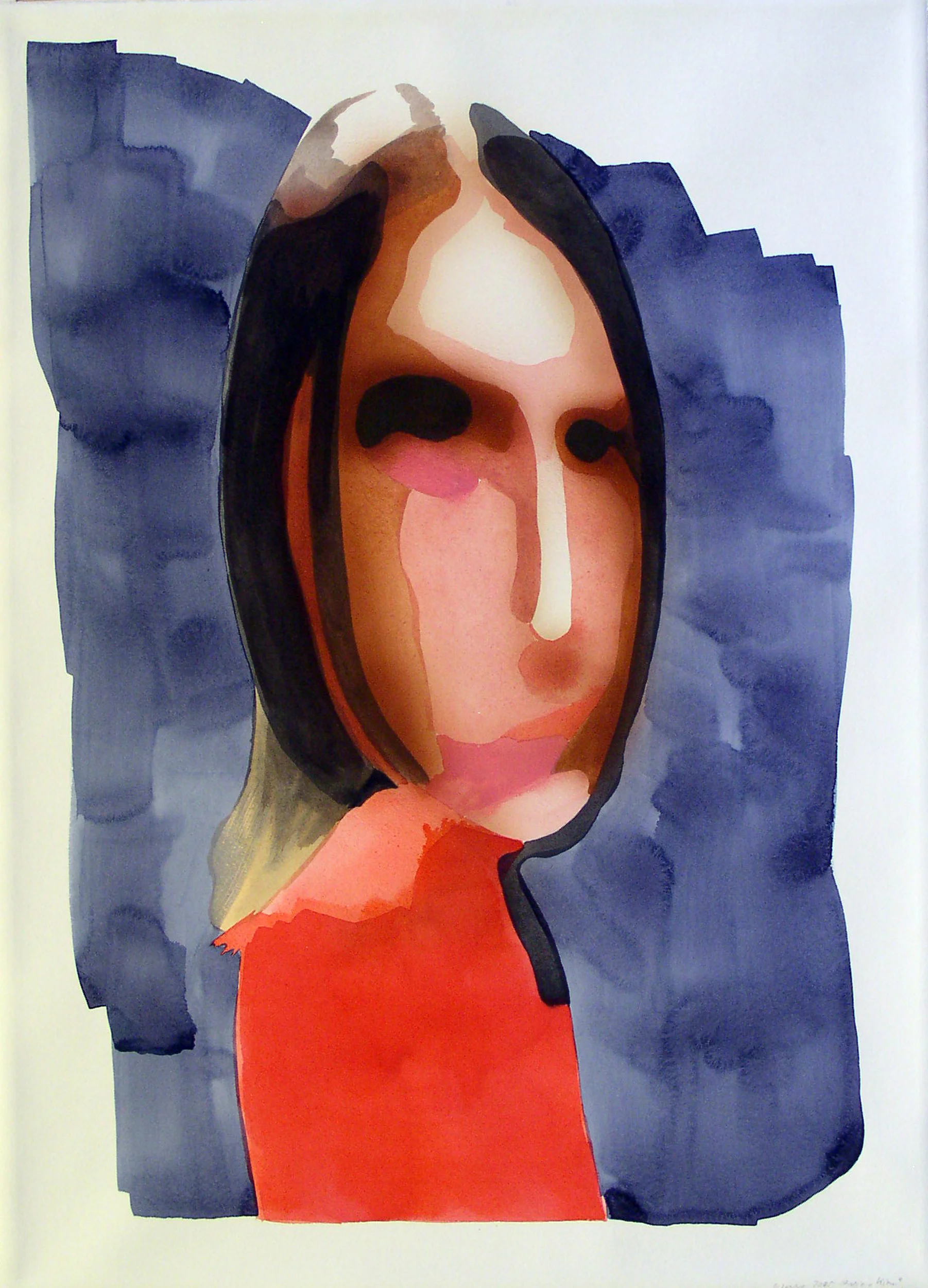  Sequel “Kiew”, 2006, Aquarell und Acryl auf Bütten, 78 x 56,5 cm 