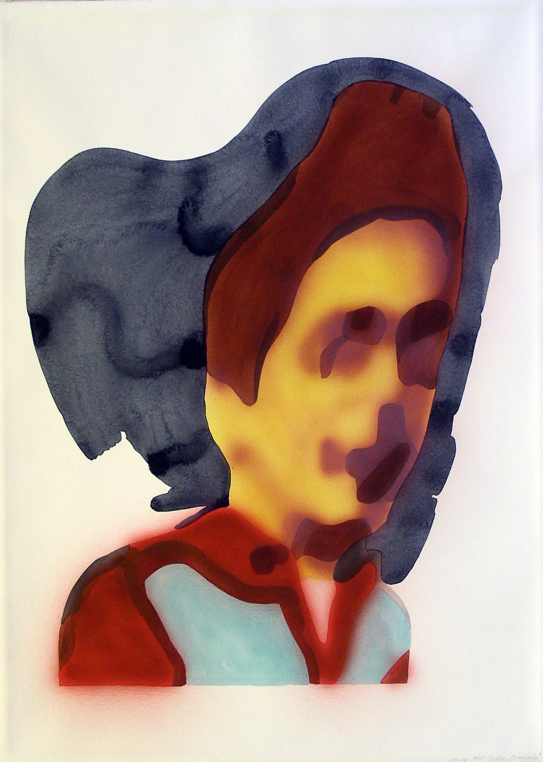  Sequel “Pynchonia”, 2005, Aquarell und Acryl auf Bütten, 78 x 56,5 cm 