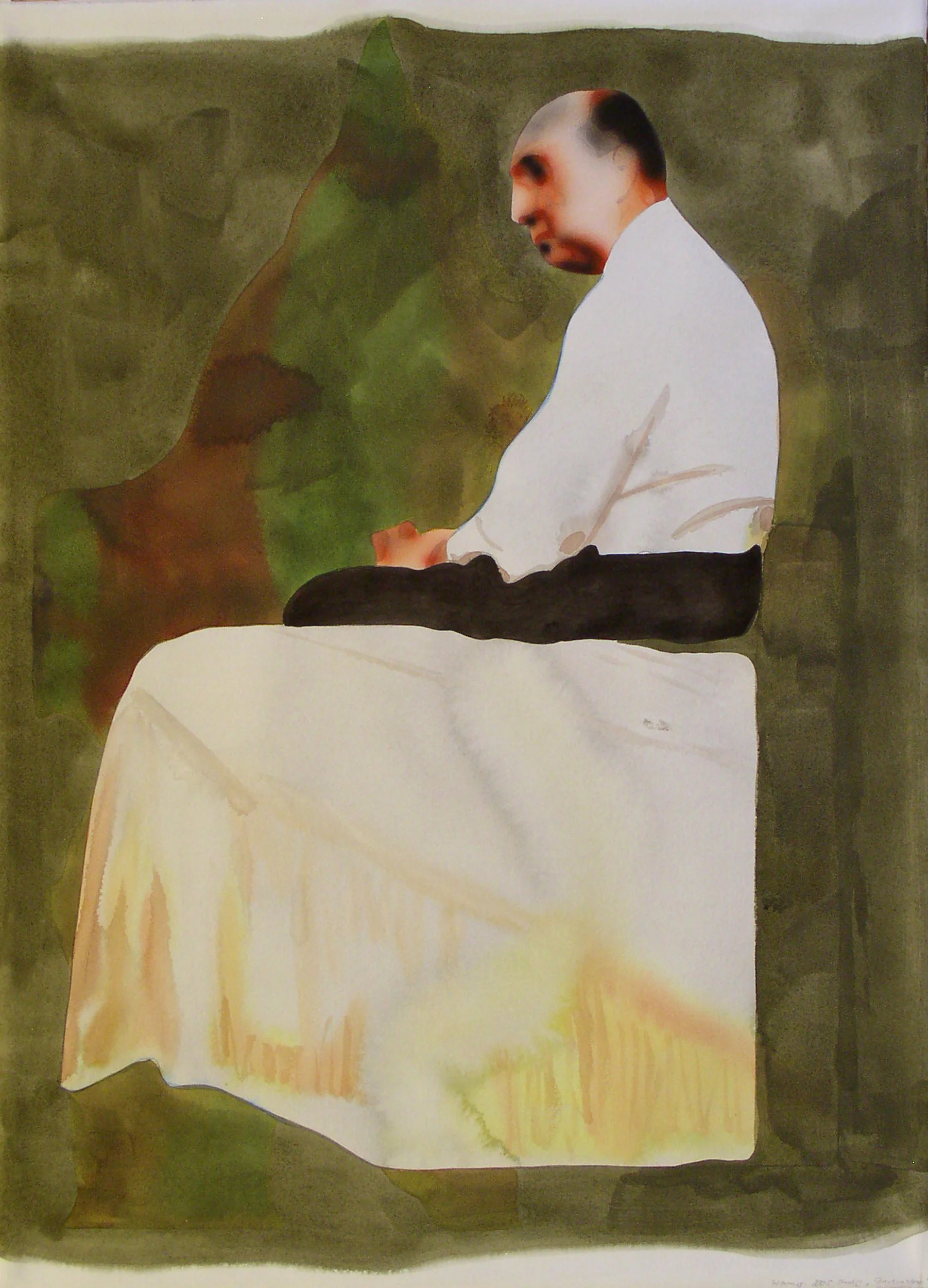  Sequel “Conversazione”, 2005, Aquarell und Acryl auf Bütten, 78 x 56,5 cm 