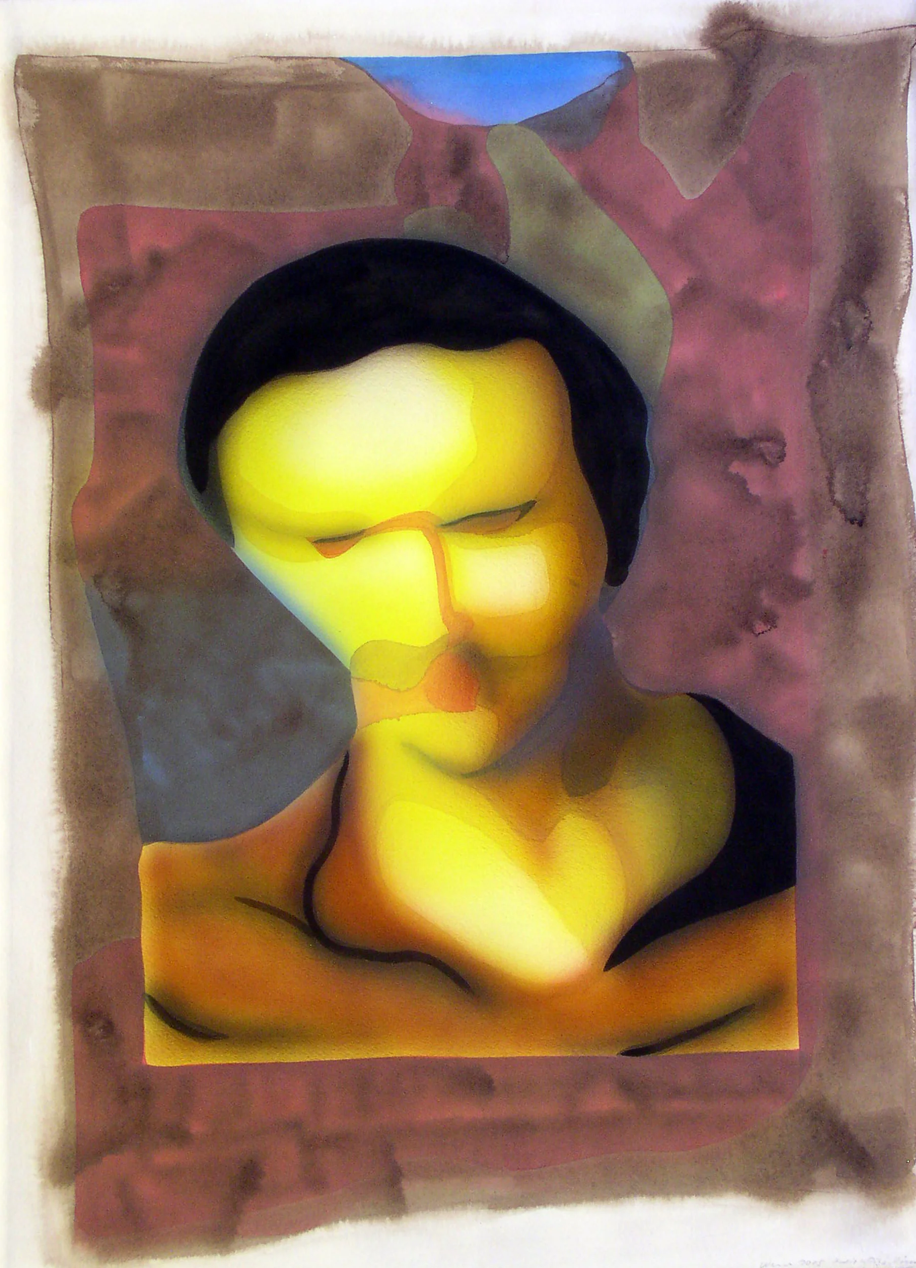  Sequel “Riga, Rügen”, 2006, Aquarell und Acryl auf Bütten, 78 x 56,5 cm 