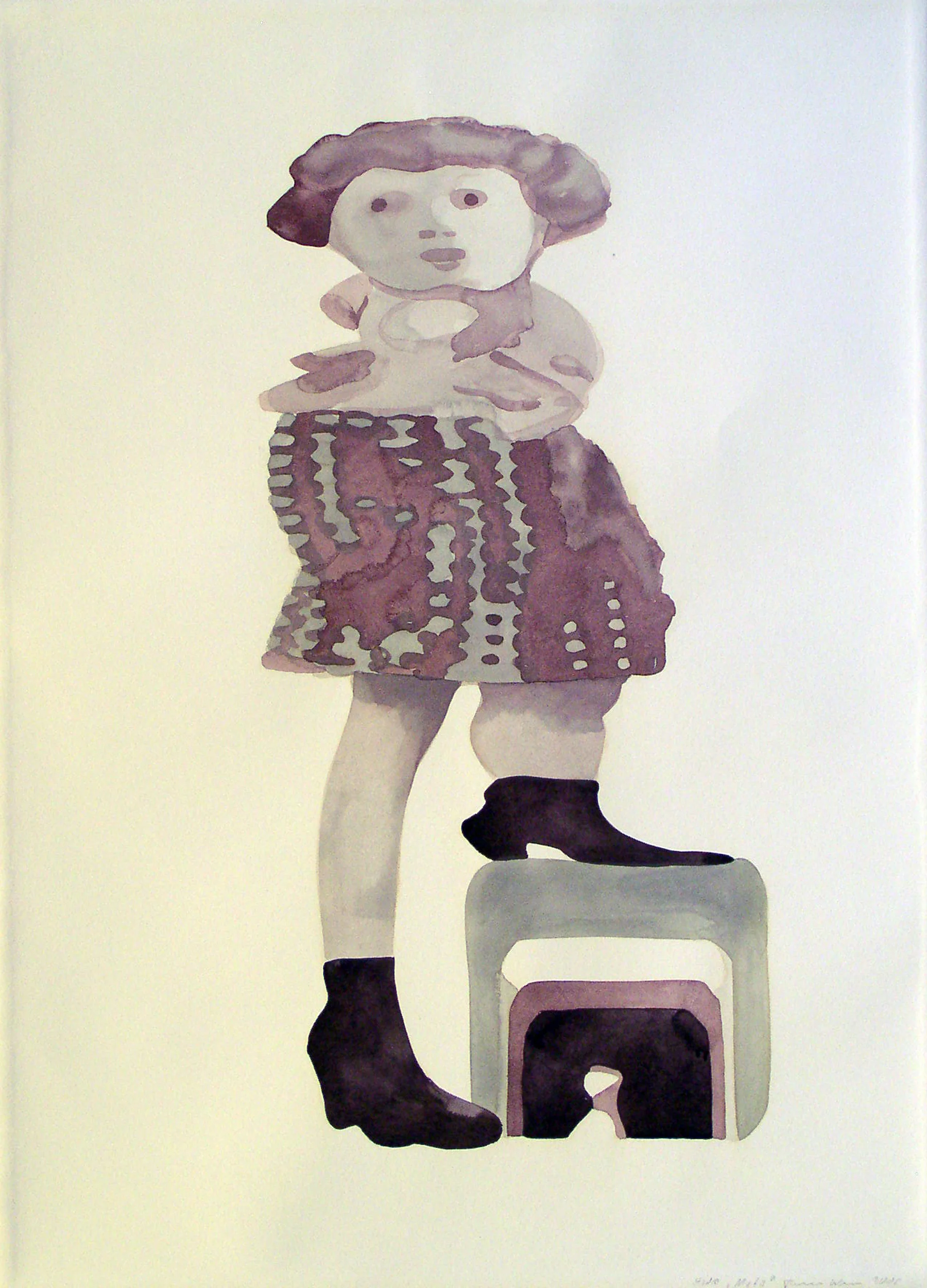  Sequel “Metis”, 2006, Aquarell auf Bütten, 78 x 56,5 cm 