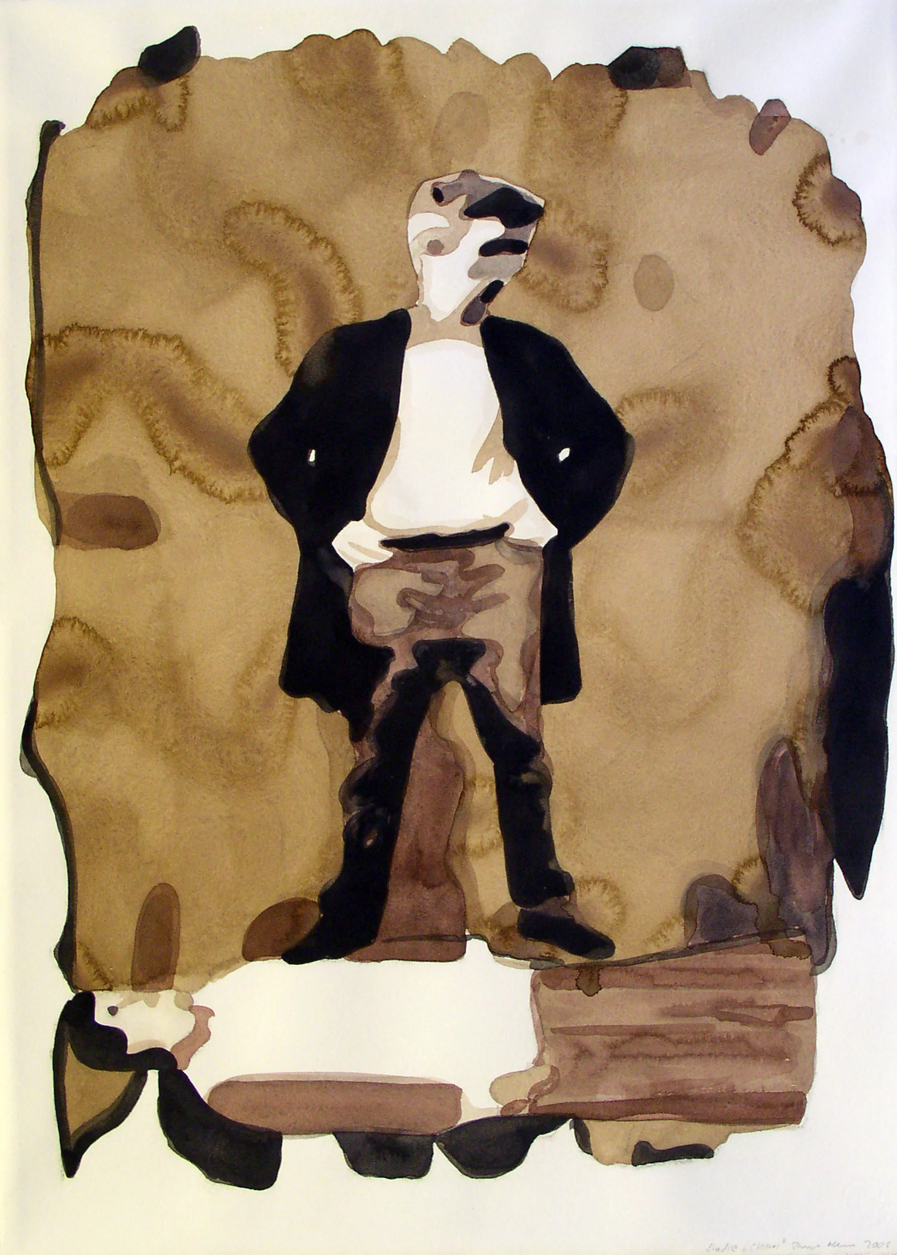  Sequel “Chorus”, 2006, Aquarell und Gouache auf Bütten, 78 x 56,5 cm 