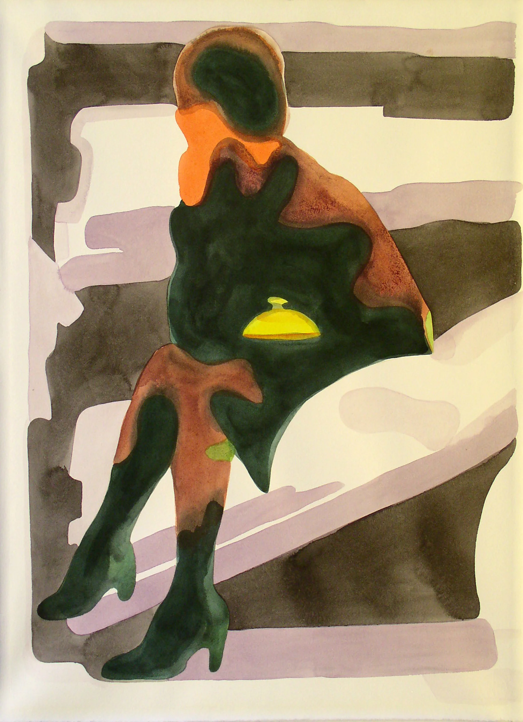  “Adrastea”, 2006, Aquarell auf Bütten, 78 x 56,5 cm 