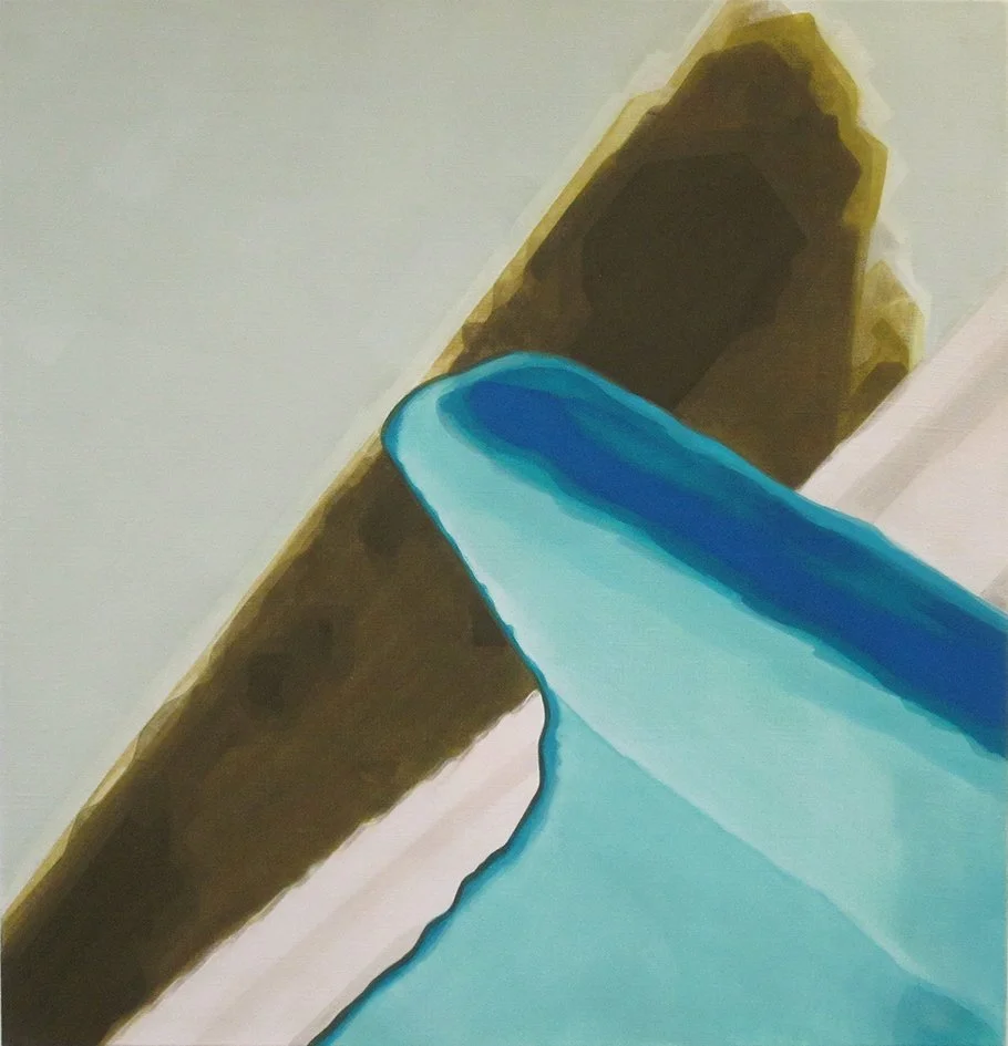  “B.F.VI”, 2025, Tempera auf Leinwand, 105 - 100 cm 