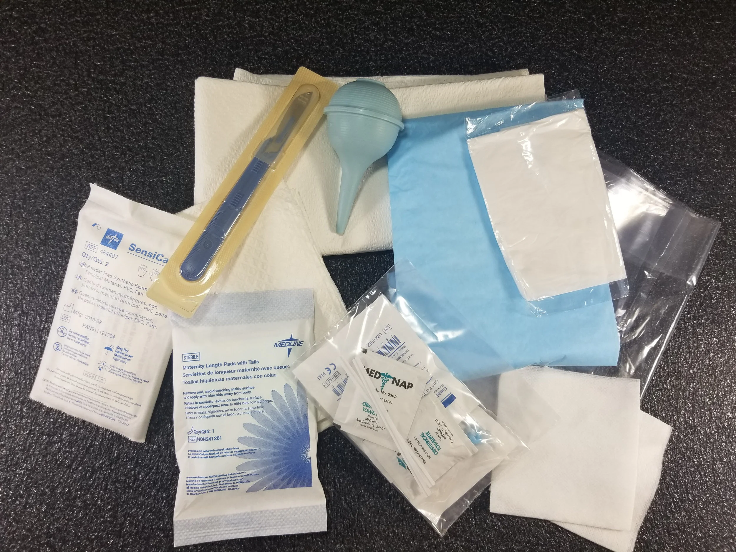 Obstetrical Kits — Motion Medical Distributing