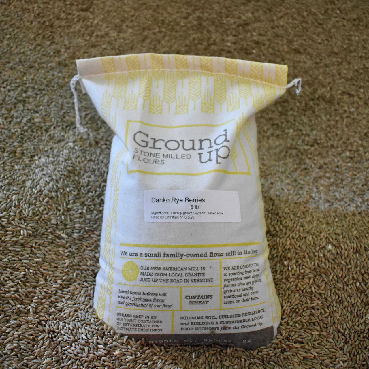 ground up stone milled flour