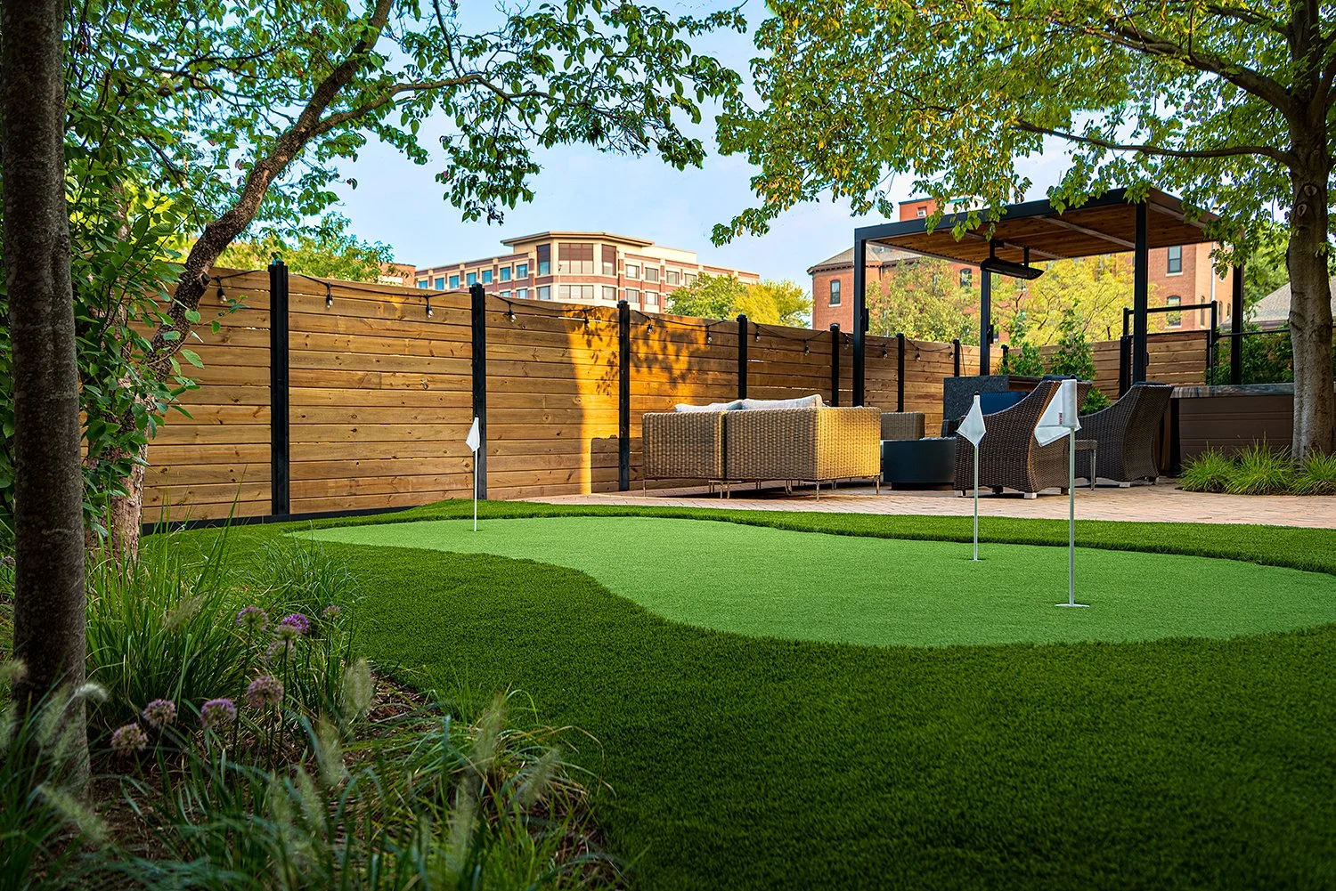 Lincoln Park Pergola Putting Green Outdoor Kitchen Chicago ??? Reveal