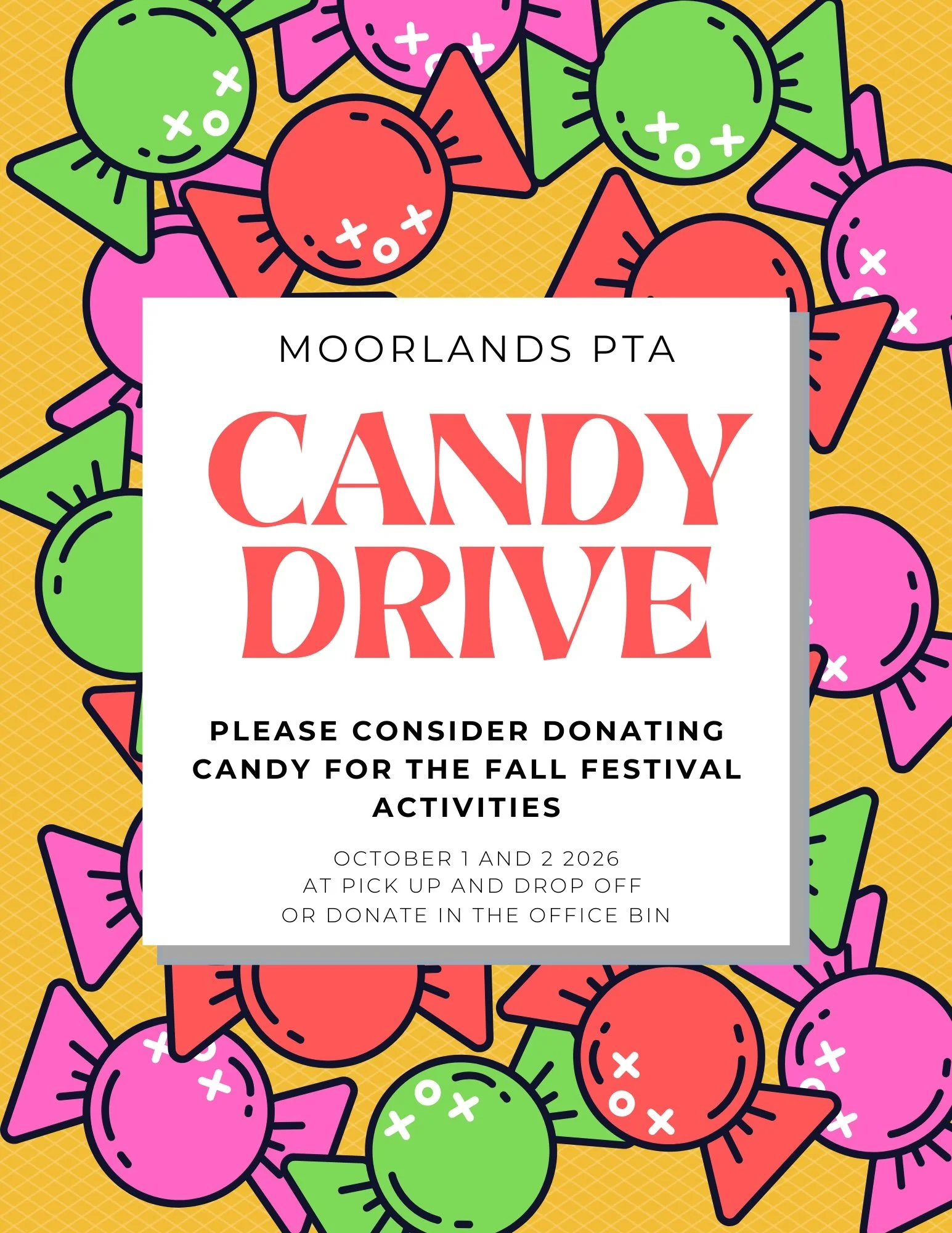 Fall Festival Candy Drive