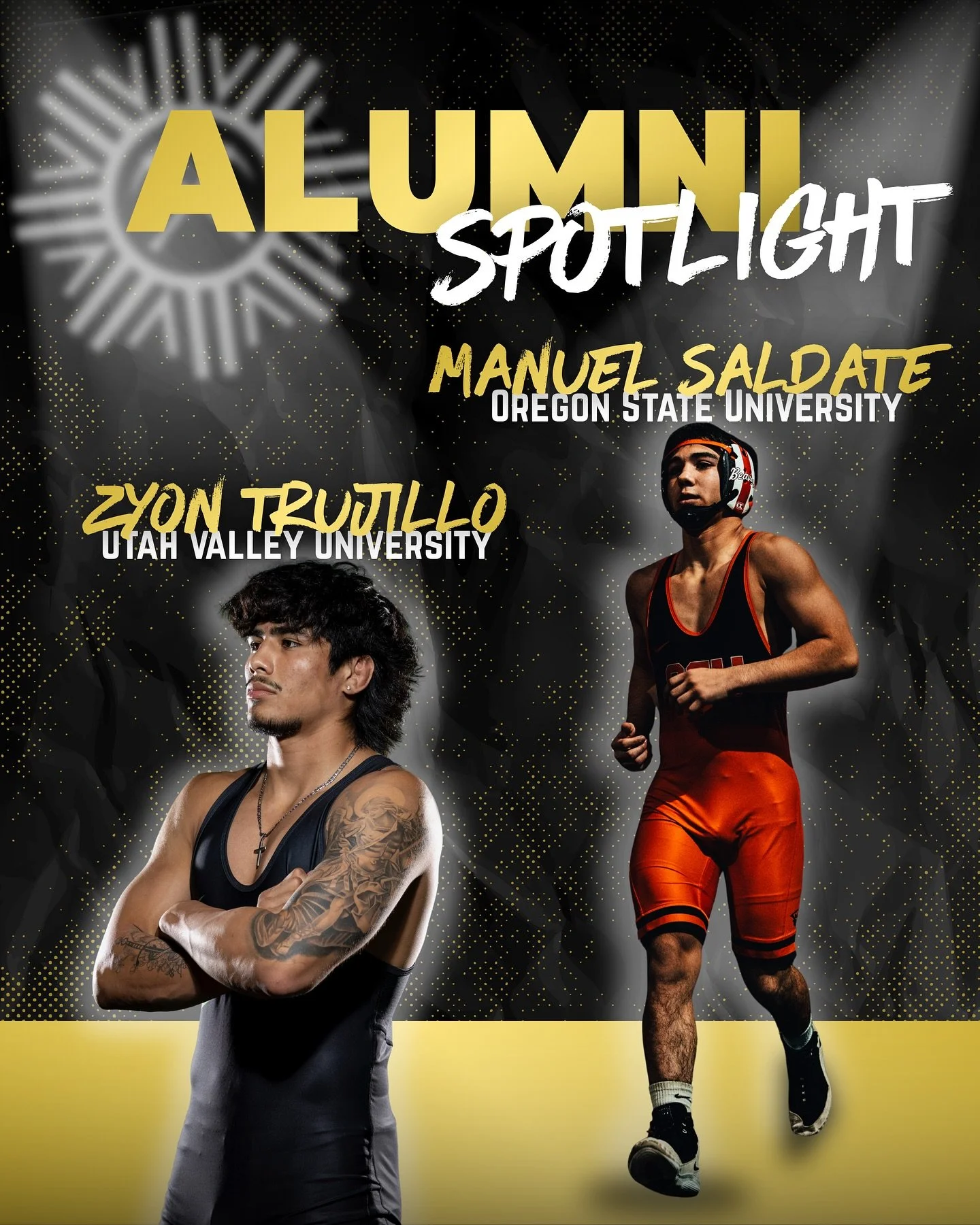 We our extremely proud of our alumni Zyon Trujillo and Manny Saldate. Both true freshmen, the Wolverine and Beaver won their wrestle offs this month 💪⛏️

We are excited to see what the rest of the class of 2025 will accomplish at the next level 🏆 
